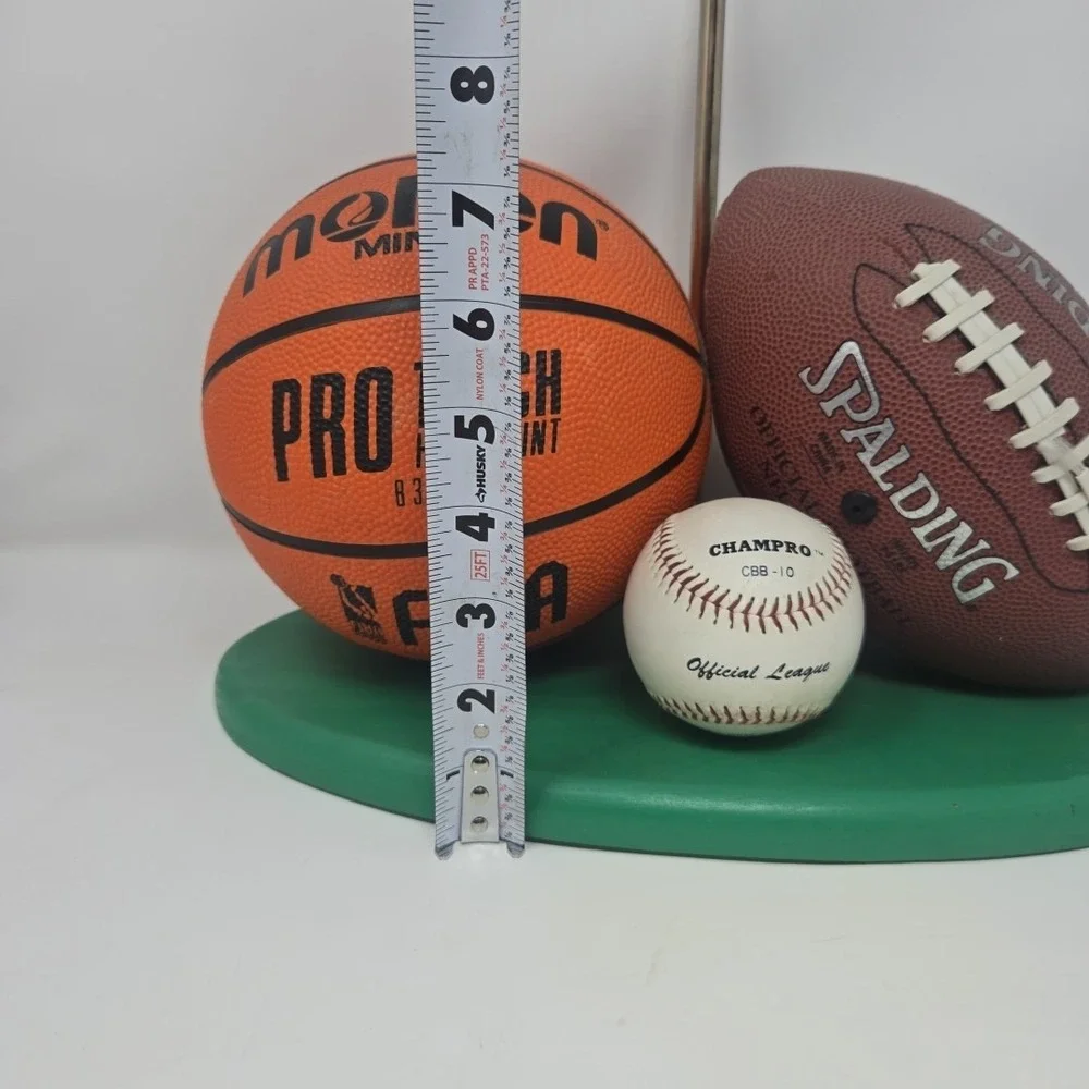Sports Theme Lamp Mini Football Basketball Baseball Kids Molten Spalding Champro